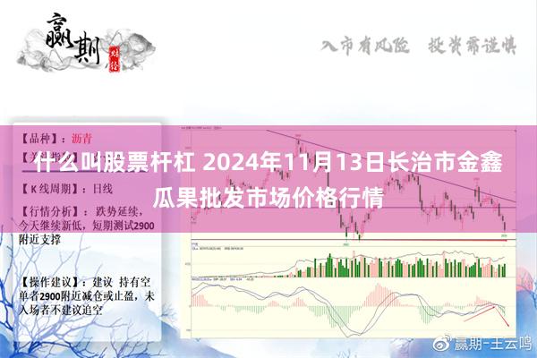 什么叫股票杆杠 2024年11月13日长治市金鑫瓜果批发市场价格行情