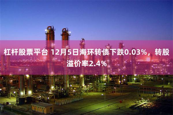 杠杆股票平台 12月5日海环转债下跌0.03%，转股溢价率2.4%